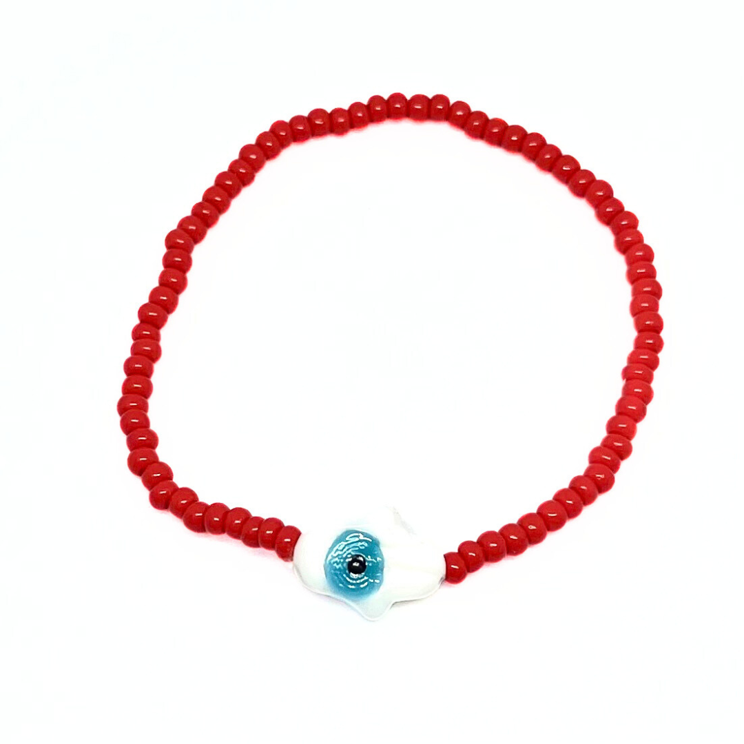 Hamsa Beaded Bracelet