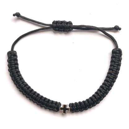 Bracelet with Small Black Cross