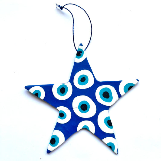 Christmas Ornament - Evil Eye Star