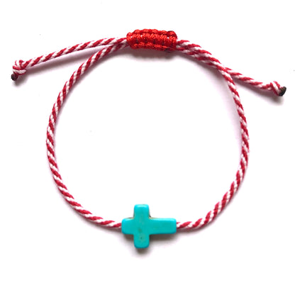 Marti Bracelet with Turquoise Cross