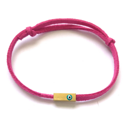 Bracelet with Rectangle Evil Eye