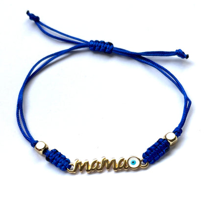 Mama Bracelet with Evil Eye