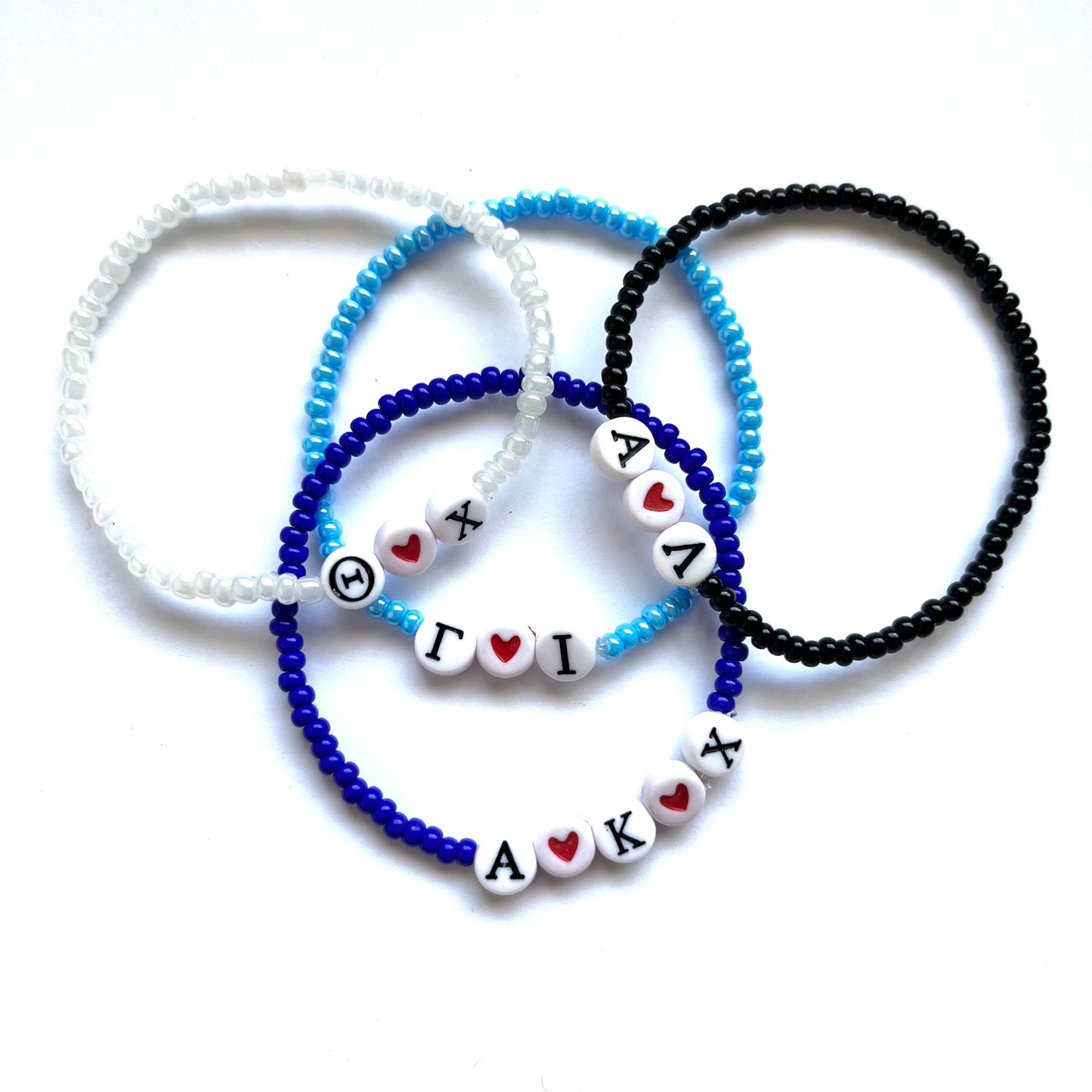 Greek Personalised Bracelet - Elastic