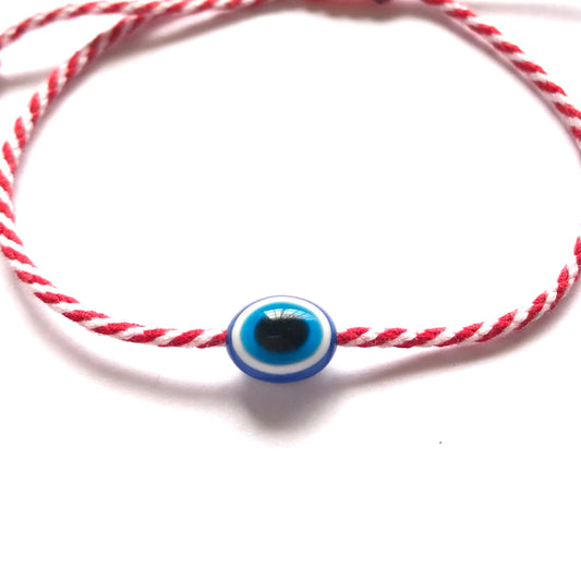 Marti Bracelet with Oval Evil Eye