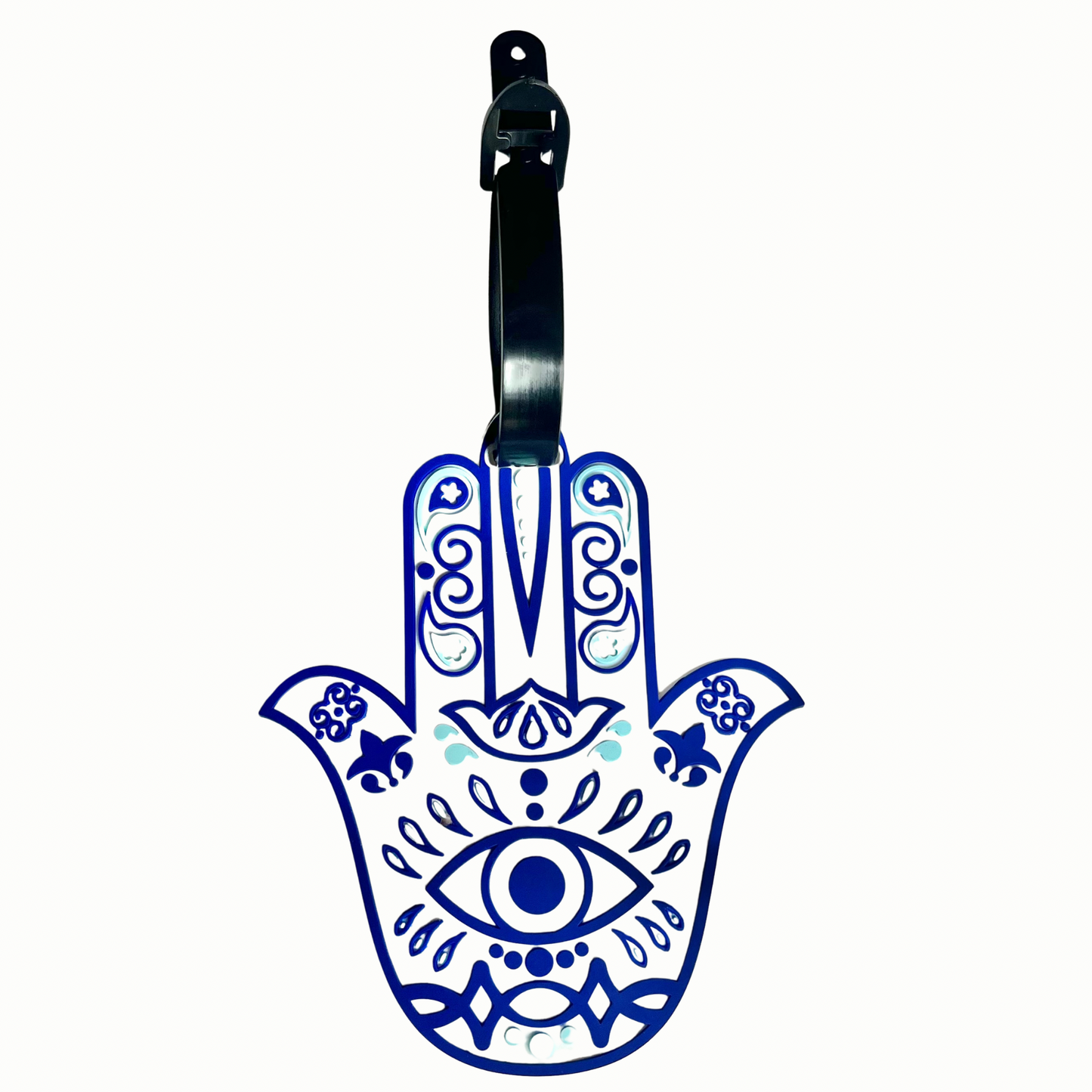 Hamsa Evil Eye Luggage Tag