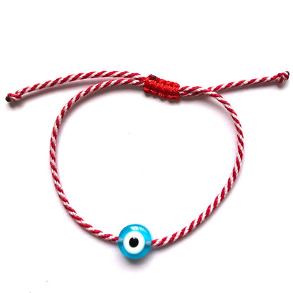 Marti Bracelet with Light Blue Evil Eye