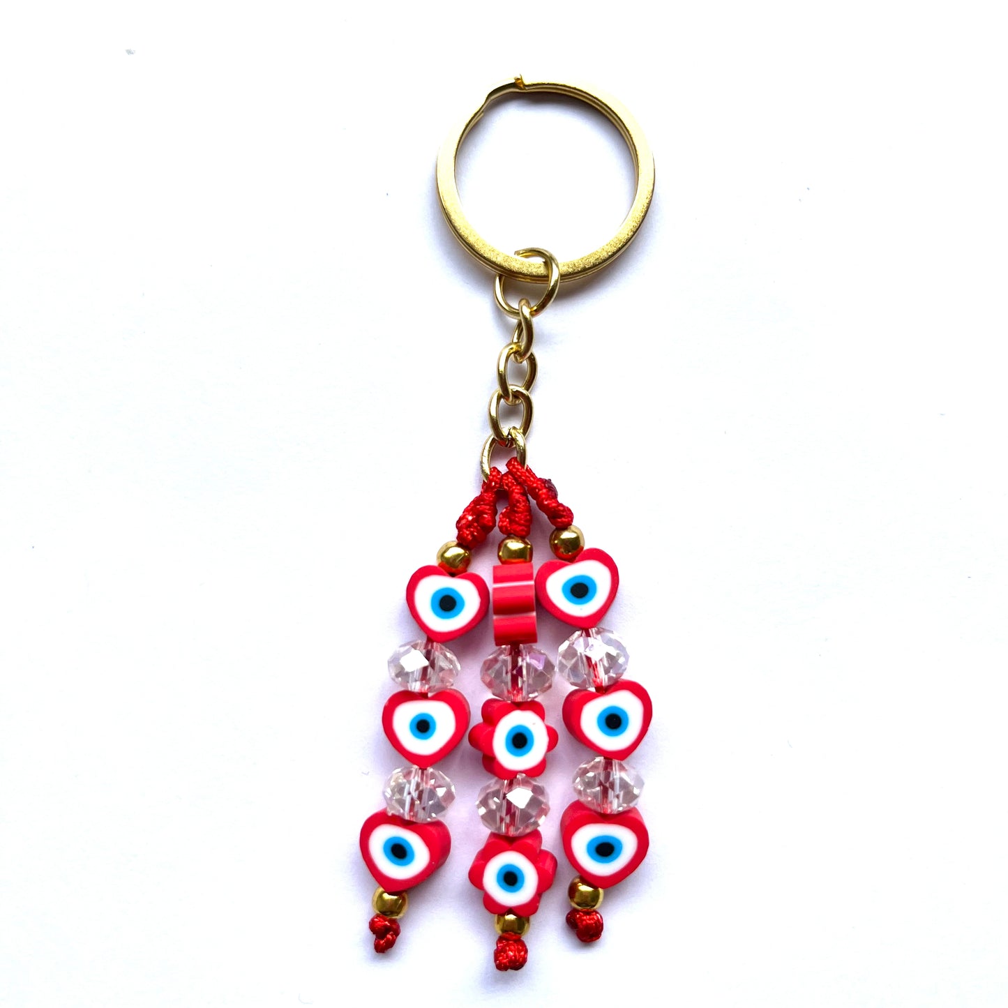 Keyring - Clay & Bead Multi