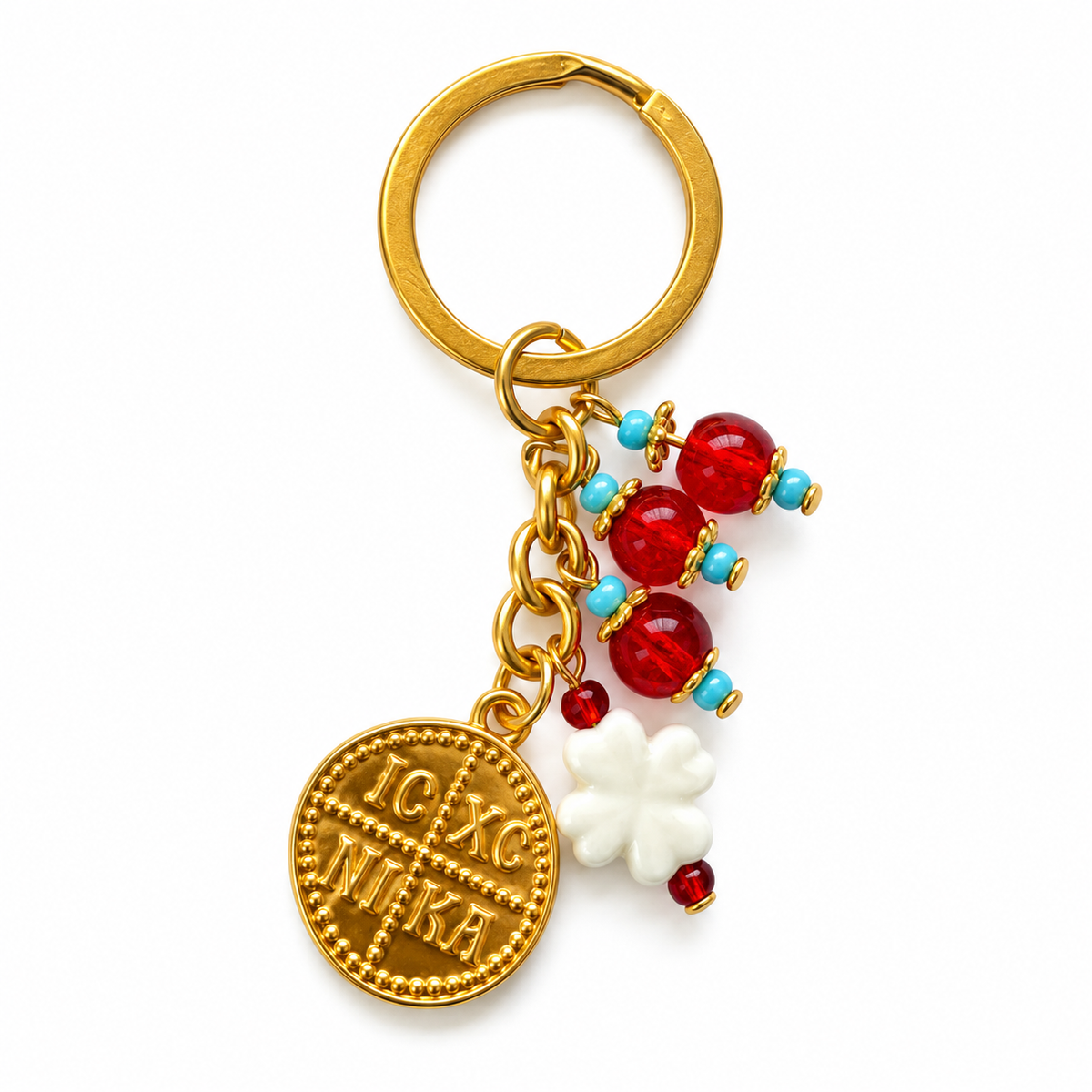 IC XC NIKA Lucky Charm Keyring