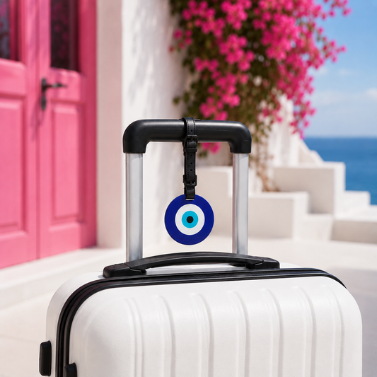 Evil Eye Luggage Tag