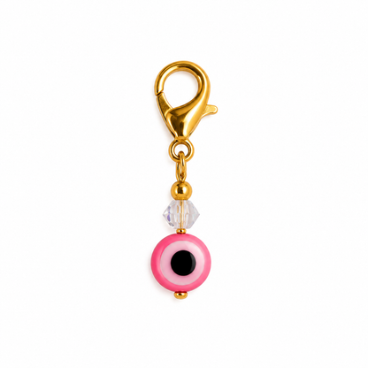 October Greek Evil Eye Good Luck Charms (Clip-On Mati Charms)