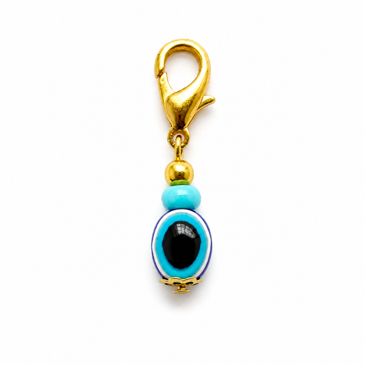 Oval Evil Eye Good Luck Charm