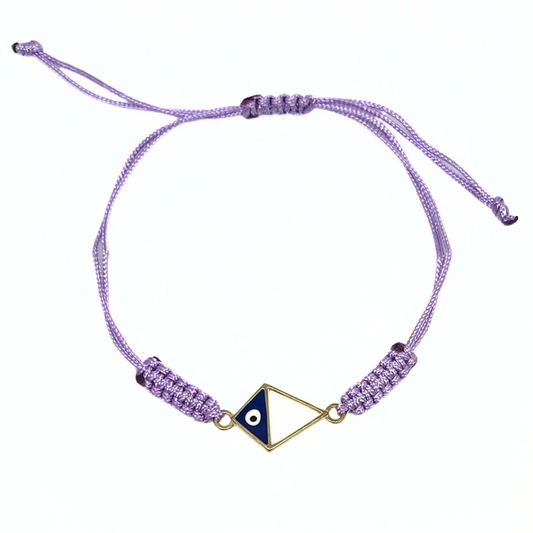 Bracelet With Triangle Evil Eye