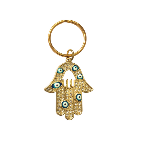 Keyring - Gold Hamsa