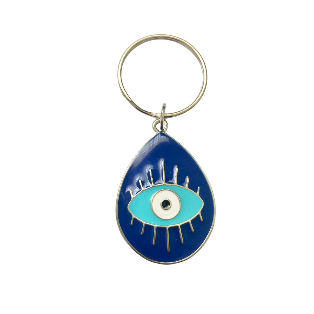 Keyring - Teardrop Evil Eye