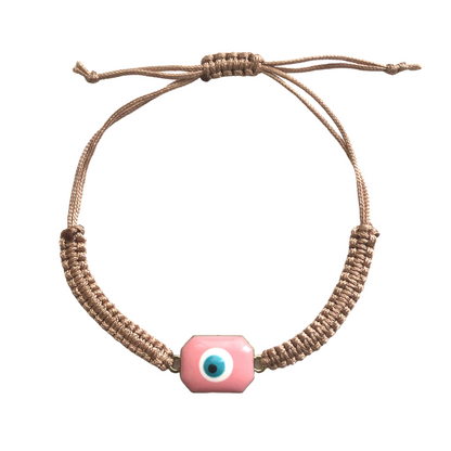 Bracelet With Rectangle Evil Eye