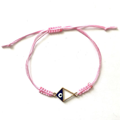 Bracelet With Triangle Evil Eye