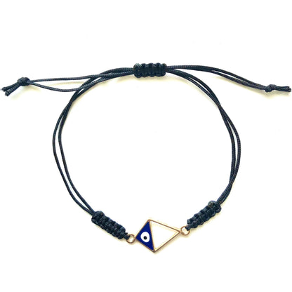 Bracelet With Triangle Evil Eye
