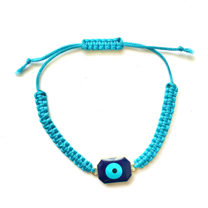 Bracelet With Rectangle Evil Eye